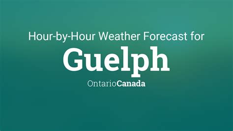 environment canada guelph 7 day forecast.